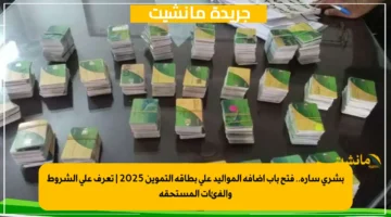 بشرى سارة.. فتح باب إضافة المواليد على بطاقة التموين 2025 | تعرف على الشروط والفئات المستحقة